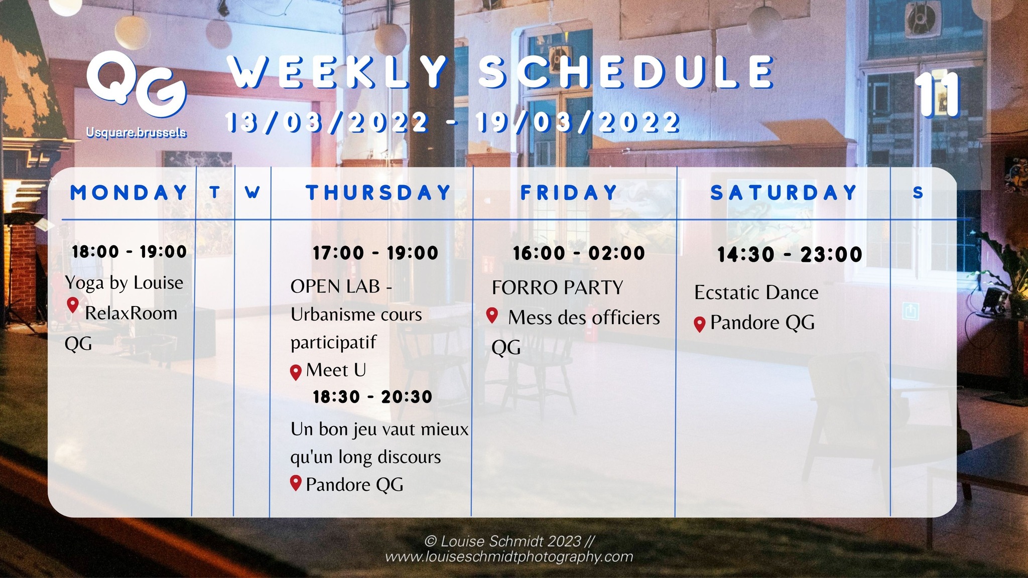 Weekly Program