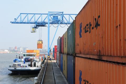 Le terminal conteneurs.