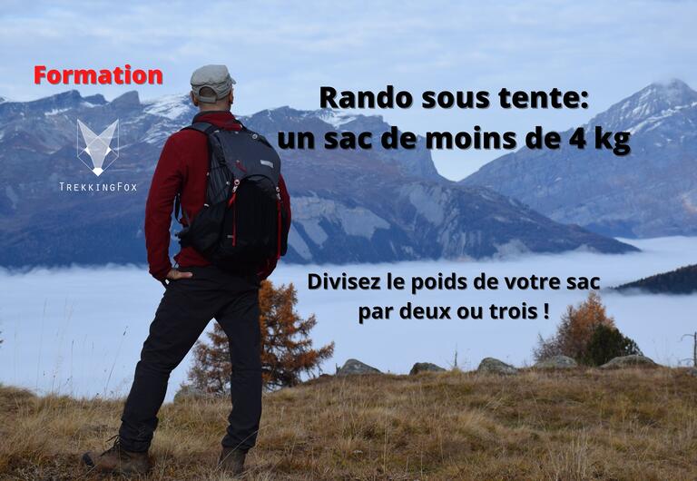 Faire un sac léger pour la rando