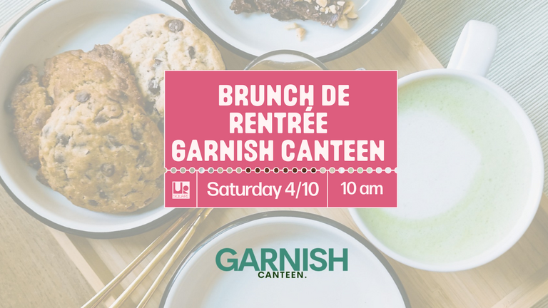 Brunch de rentrée chez Garnish