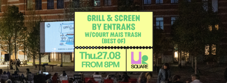 Grill & screen by ENTRAKS w/Court Mais Trash (best of)