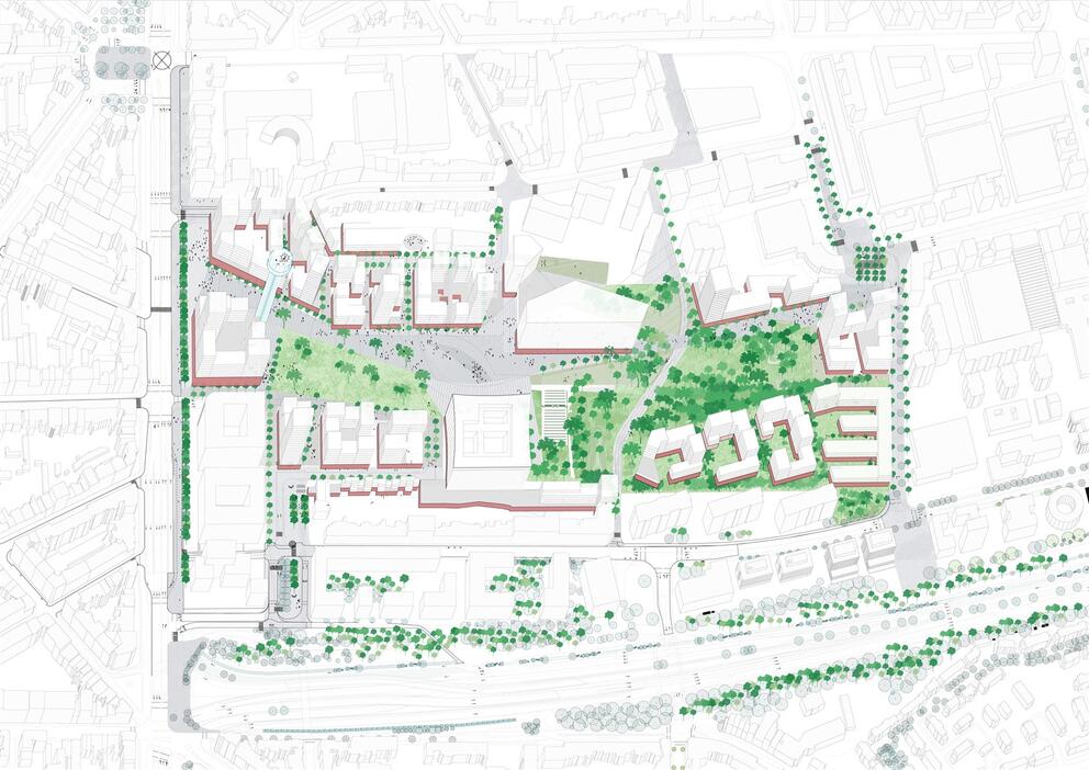 Ancienne version du PAD. © Leclercq Associés/perspective.brussels